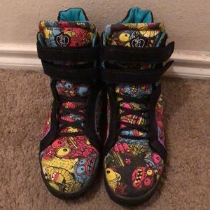 Women’s Size 8 Iron Fist Monster Hi-tops